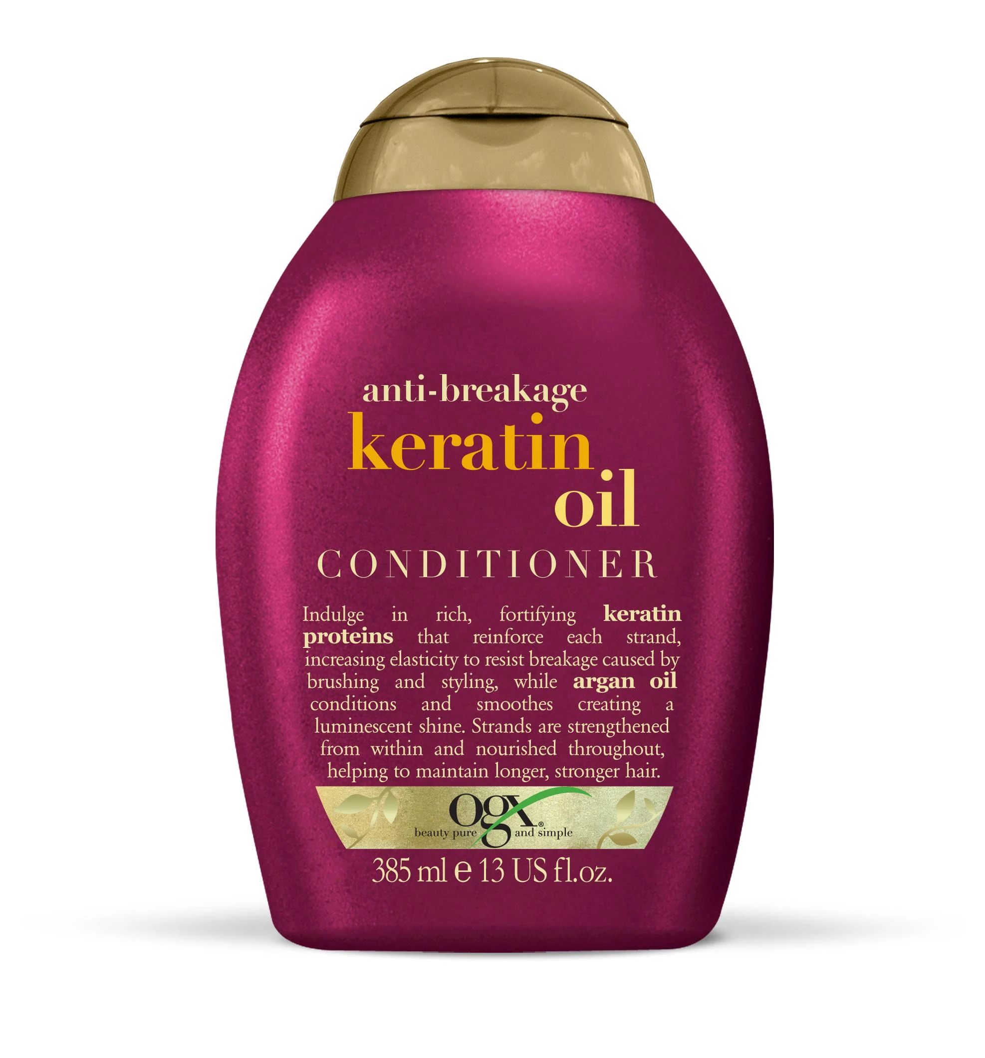 Ogx Keratin Oil saugantis Nuo lūžinėjimo plaukų kondicionierius 385ml