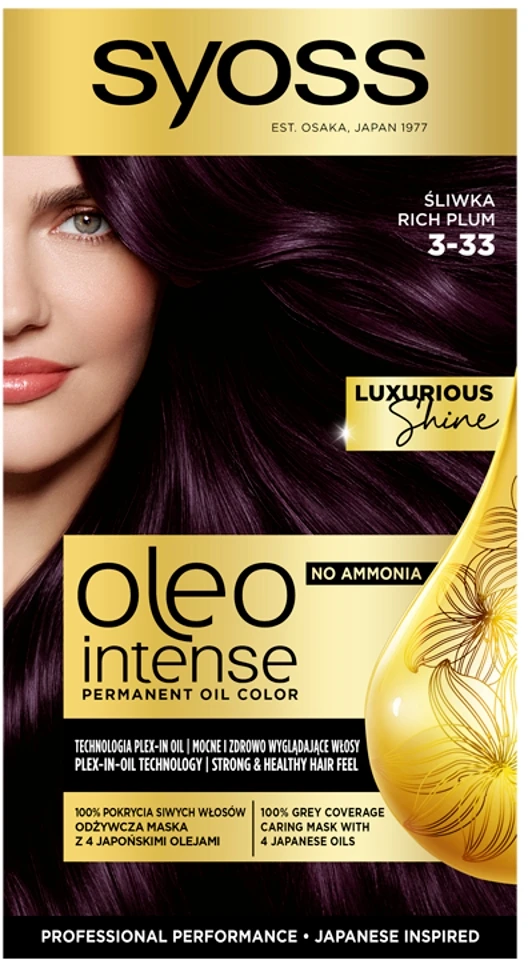 Plum Syoss Oleo Intense plaukų dažai, 50 ml
