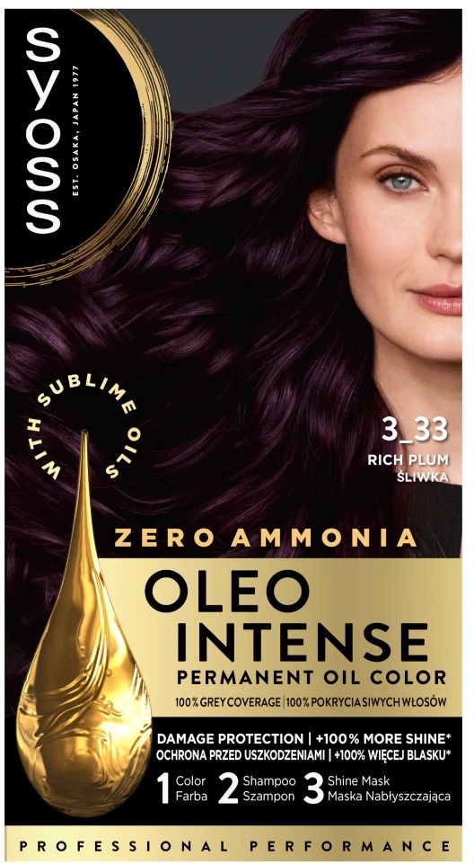 Plum Syoss Oleo Intense plaukų dažai, 50 ml