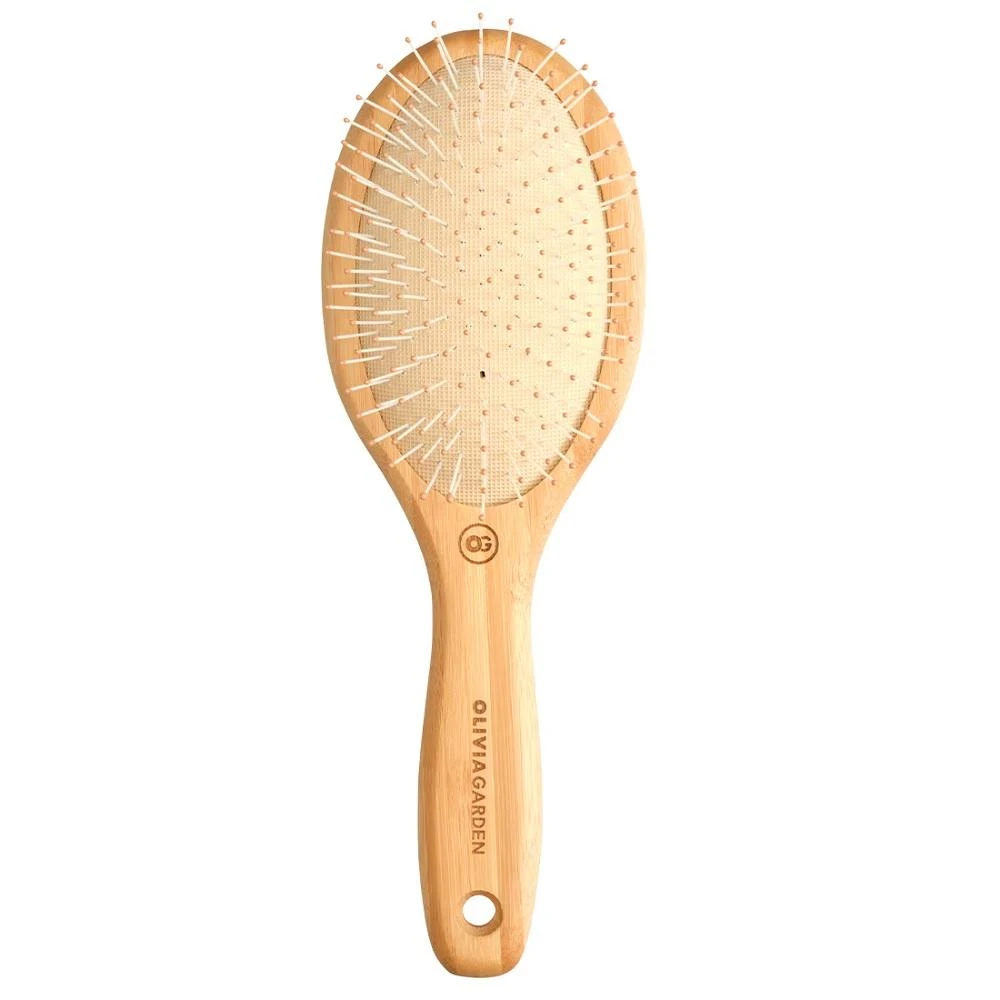 Bambukinis plaukų šepetys Olivia Garden Paddle Vent P5