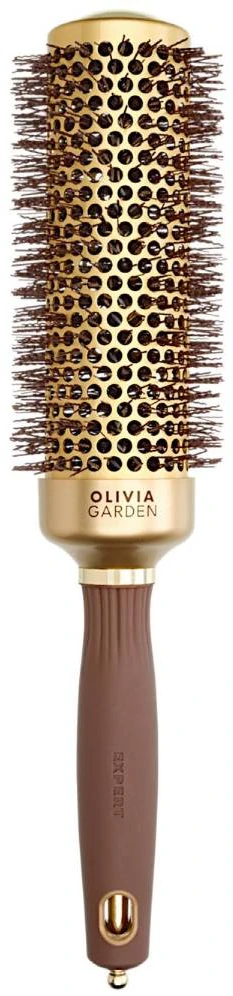 Olivia Garden Expert Blowout Speed Gold&Brown plaukų modeliavimo šepetys 45 mm