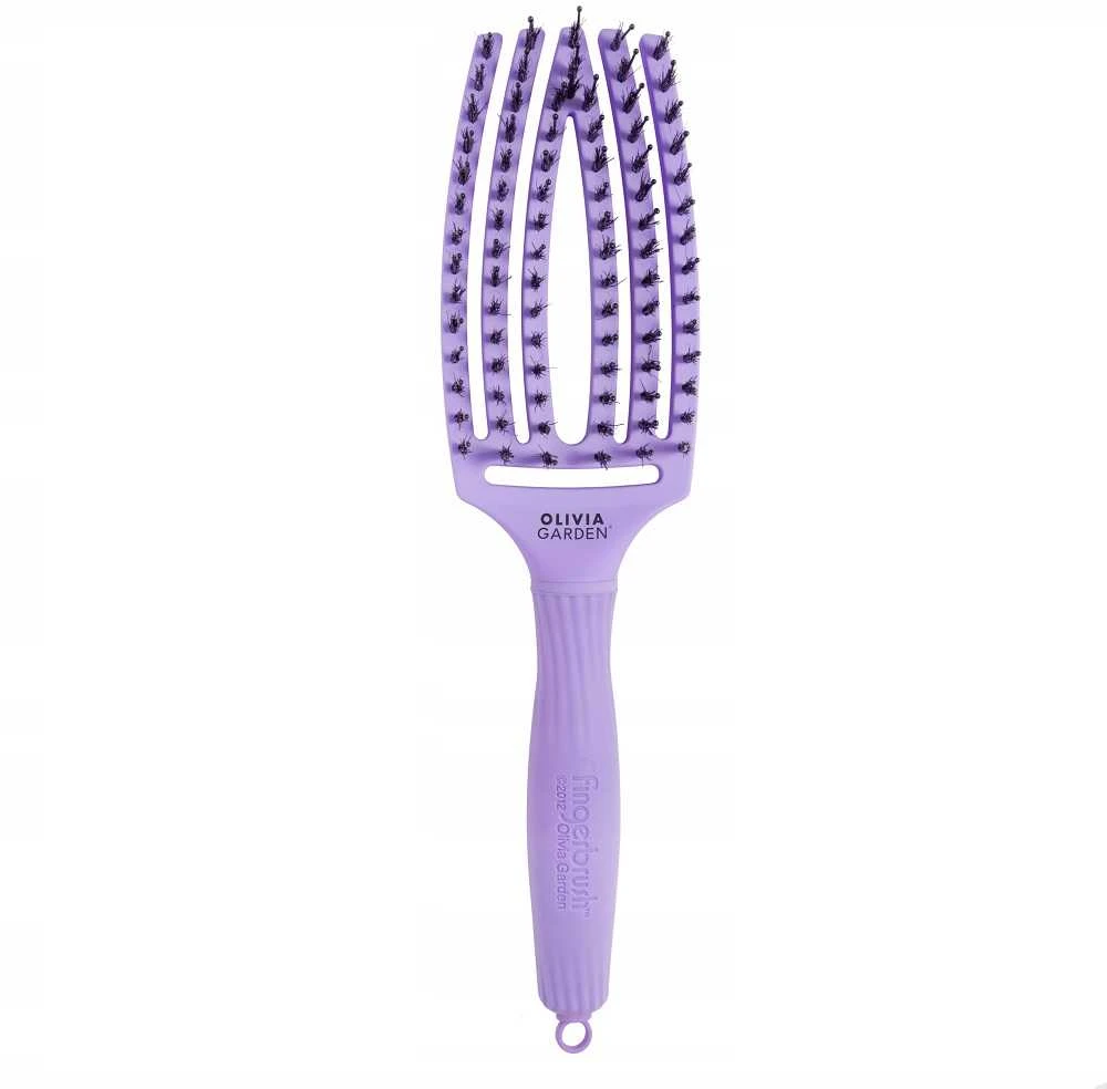 Plaukų šepetys džiovinimui Olivia Garden Fingerbrush Lavender Medium