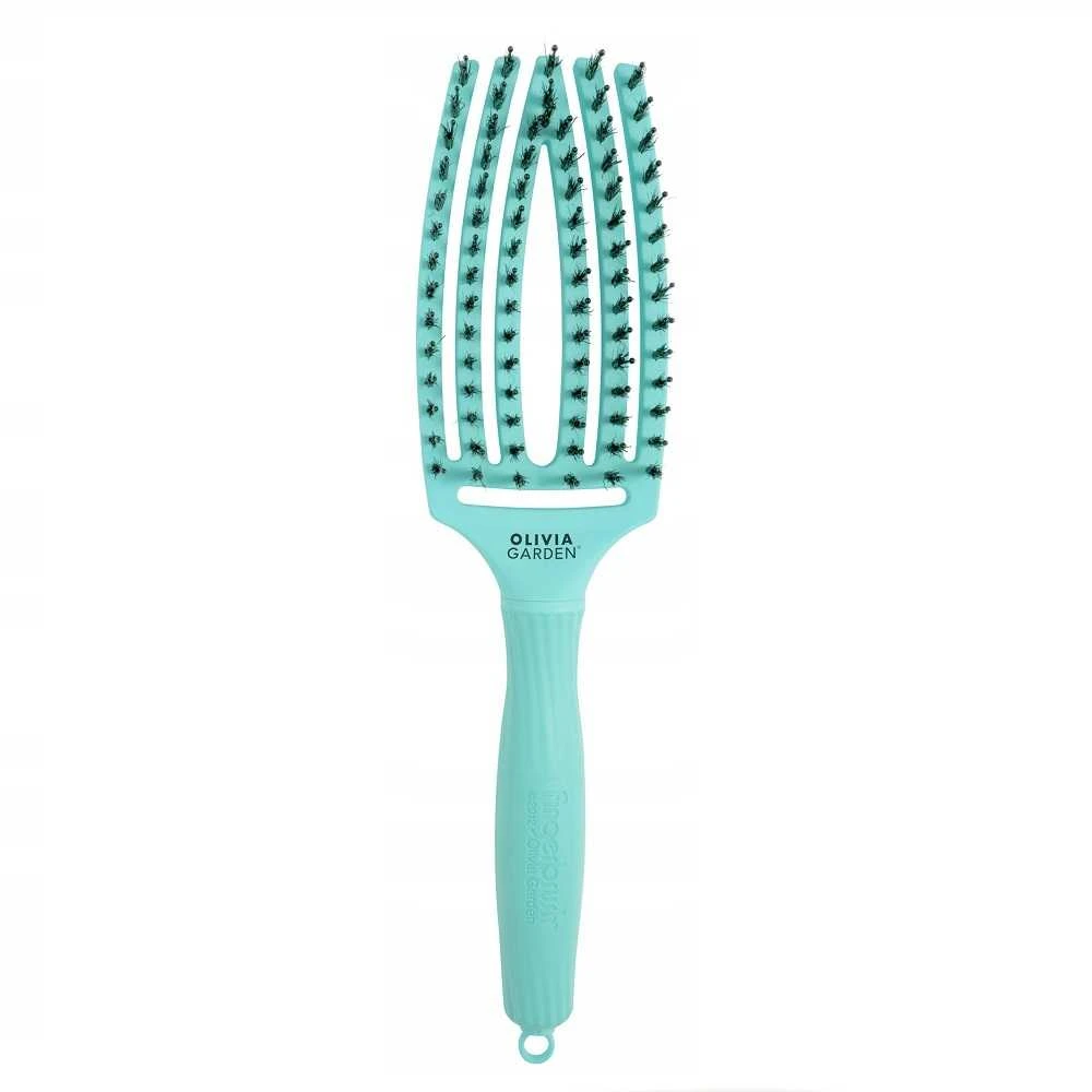 Plaukų šepetys džiovinimui Olivia Garden Fingerbrush Mint Medium