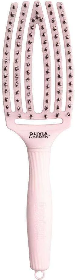 Plaukų šepetys džiovinimui Olivia Garden Fingerbrush Pastel Rožinė Medium