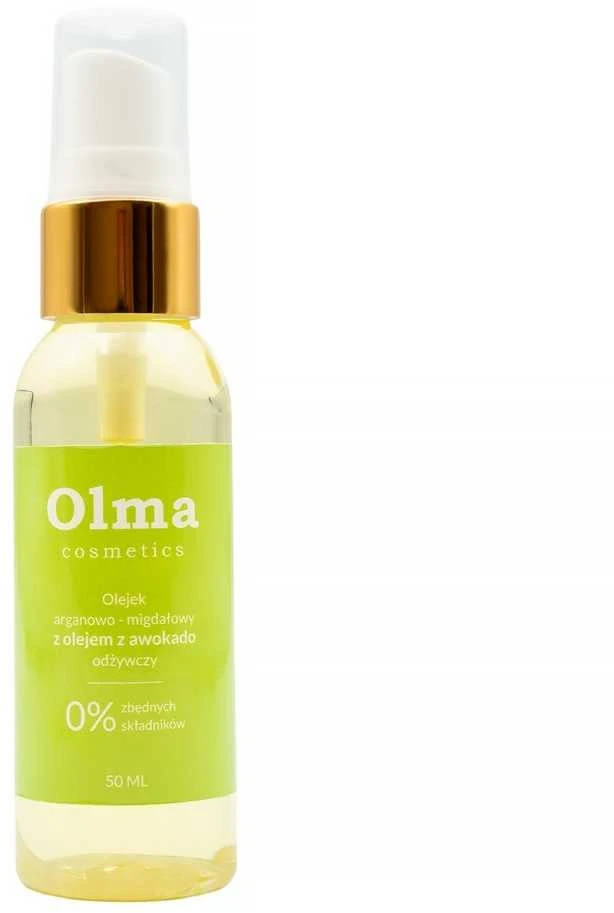 Nikel Olma Cosmetics Maitinamasis argano-migdolų aliejus su avokadų aliejumi 50 ml