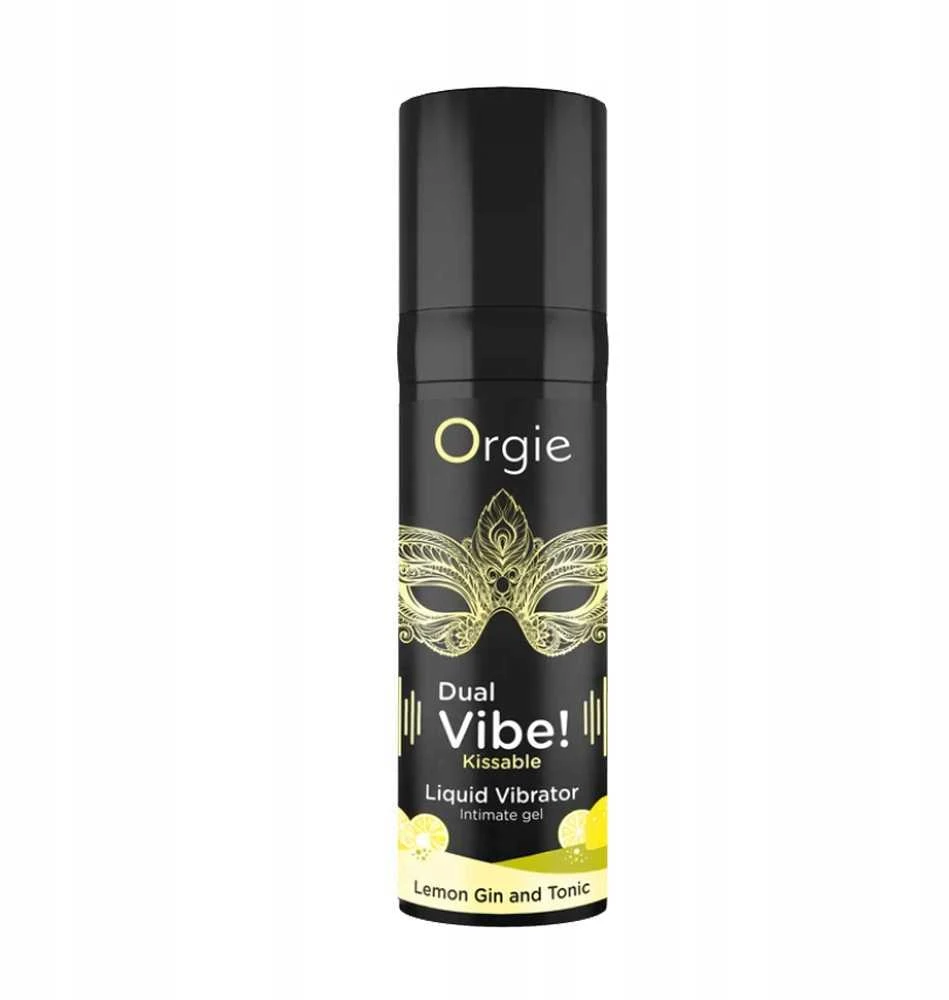 Orgie Dviguba vibracija! Kissable skystas vibruojantis citrininis džinas ir tonikas