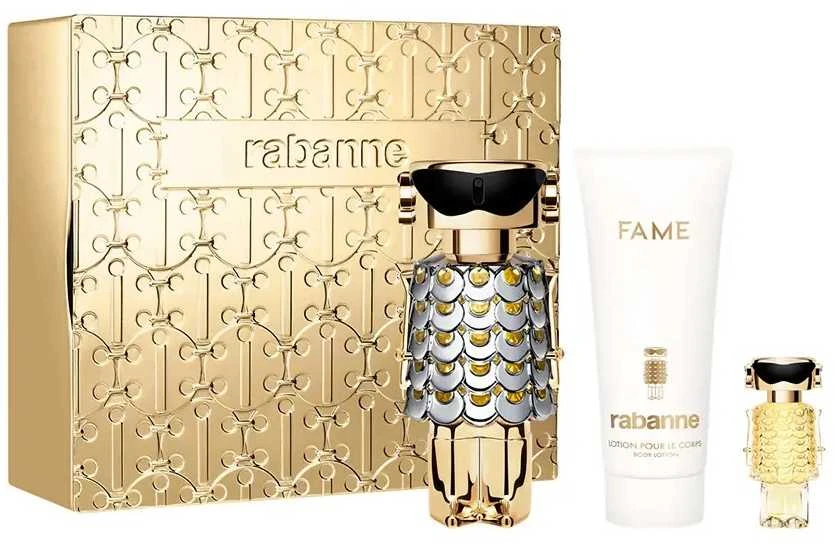 Paco Rabanne Fame Eau De Perfume Purškiklis, 80 ml Set 3 Pieces