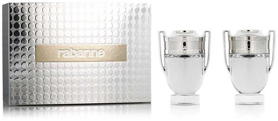 Set Duo Paco Rabanne Invictus EDT tualetinis vanduo vyrams, 2 vnt., 50 ml