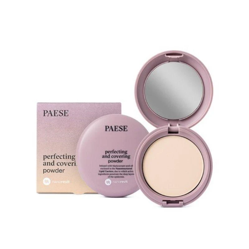 PAESE "Nanorevit" Pudra "Tobulinimas ir padengimas" 9g Spalva 02N