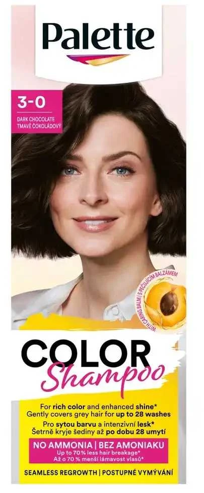 L'Oreal Palette Color Šampūnas szampon koloryzujący do włosów 3-0 Dark Chocolate