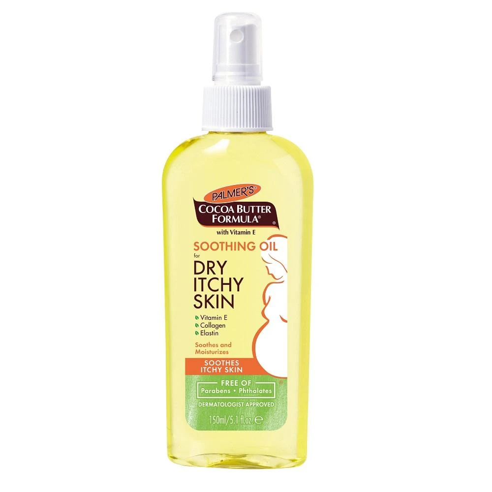 PALMER'S Cocoa Butter Formula Soothing Oil Formula Soothing Oil For Dry Ichty Skin raminantis aliejus nėščiosioms 150ml