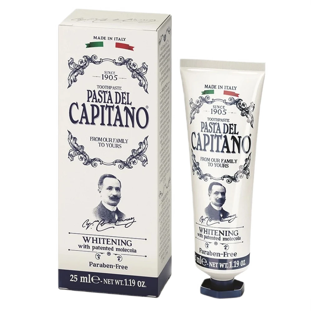 Pasta del Capitano 1905 Pasta del Capitano Whitening balinamoji dantų pasta 25 ml