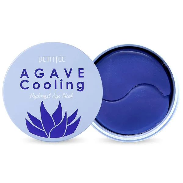 Petitfee Agave Cooling Hydrogel Eye Mask paakių pagalvėlės, 60 vnt
