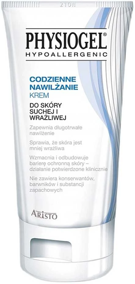 Physiogel Kasdienis drėkinamasis kremas sausai ir jautriai odai 75ml