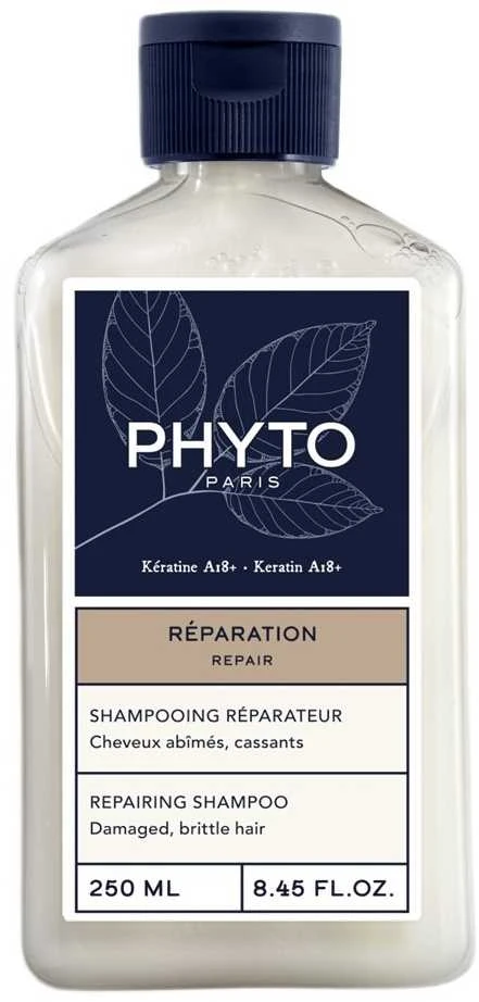 Phyto Repair Šampūnas atkuriamasis šampūnas pažeistiems plaukams, 250 ml