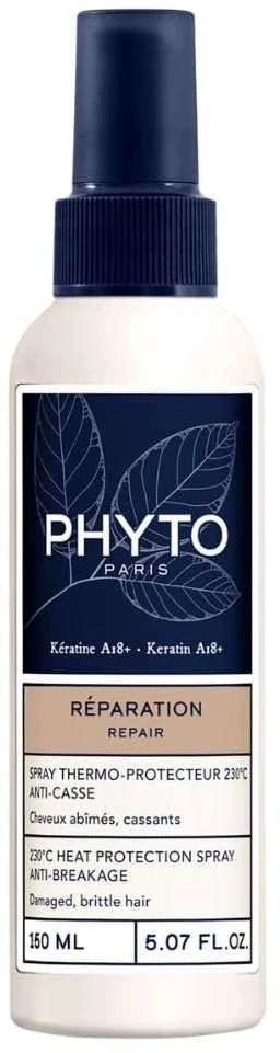 Phyto Reparation Anti-breakage Thermo-Protective Atstatomasis Purškiklis nuo karščio apsaugantis purškiklis plaukams, 150 ml