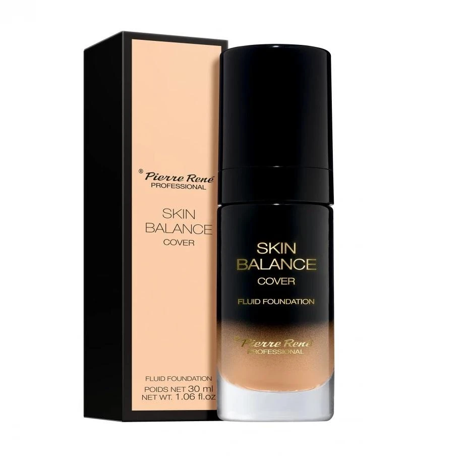 Pierre Rene Professional Skin Balance Cover Fluid Foundation 23 Nude, 30 ml