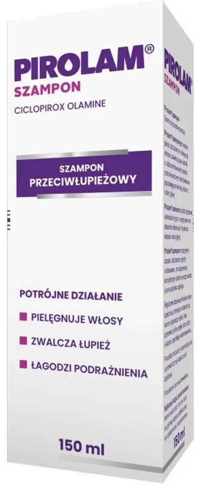 Polpharma Pirolam šampūnas nuo pleiskanų Vitaminas A+E 150ml