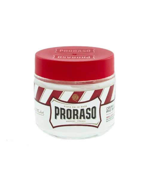 Proraso Red Line Pre-Shave Cream - Maitinantis kremas prieš skutimąsi, 100 ml