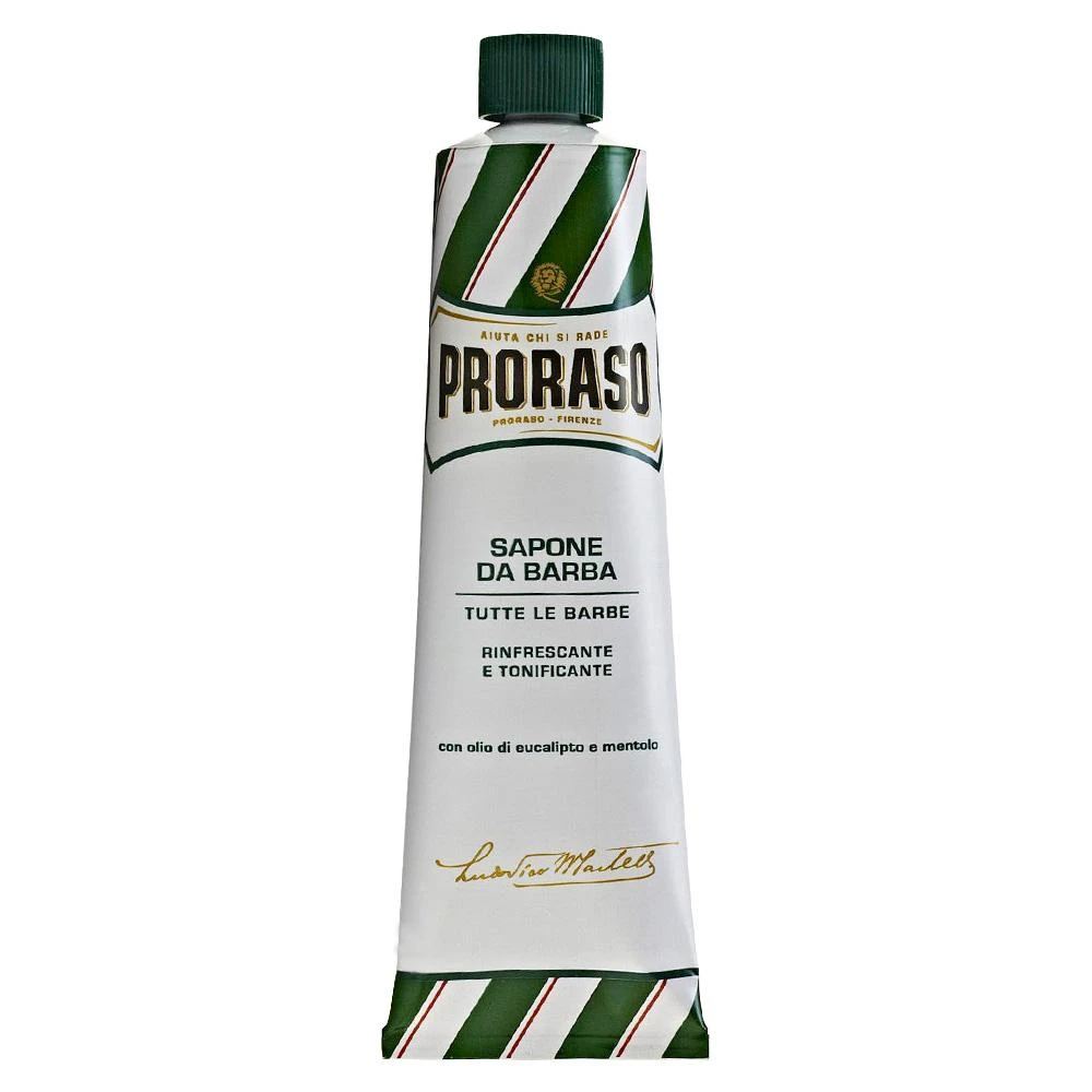 Proraso Green Line Shaving Cream Gaivinantis skutimosi kremas, 150 ml