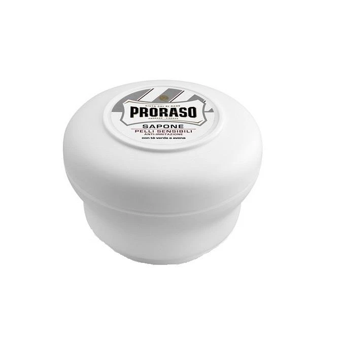 Skutimosi muilas jautriai odai Proraso White Line Shaving Soap In a Jar, 150 ml