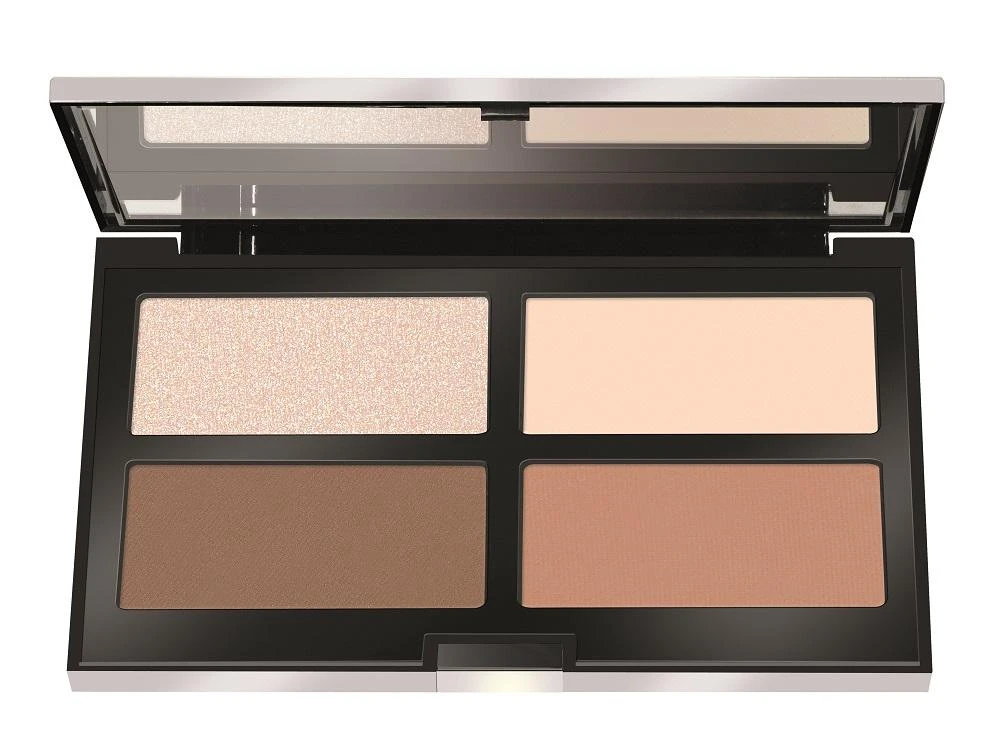 Pupa Milano Pupa #READY4SELFIE Contouring & Strobing Powder Palette kontūravimo ir strobingo pudros paletė, atspalvis: 001-Light Skin, 17,5 g