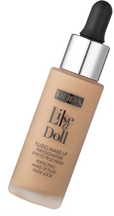 Pupa Milano Pupa Pupa Like A Doll Perfecting Make-Up Fluid SPF15 #030 Natural rusvai gelsvas, 30 ml