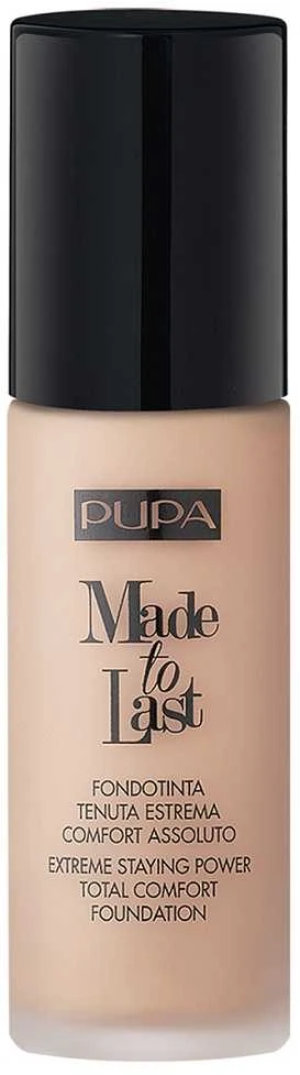 Pupa Milano Pupa Made To Last Total Comfort Foundation SPF10 #030 Natural rusvai gelsvas, 30 ml
