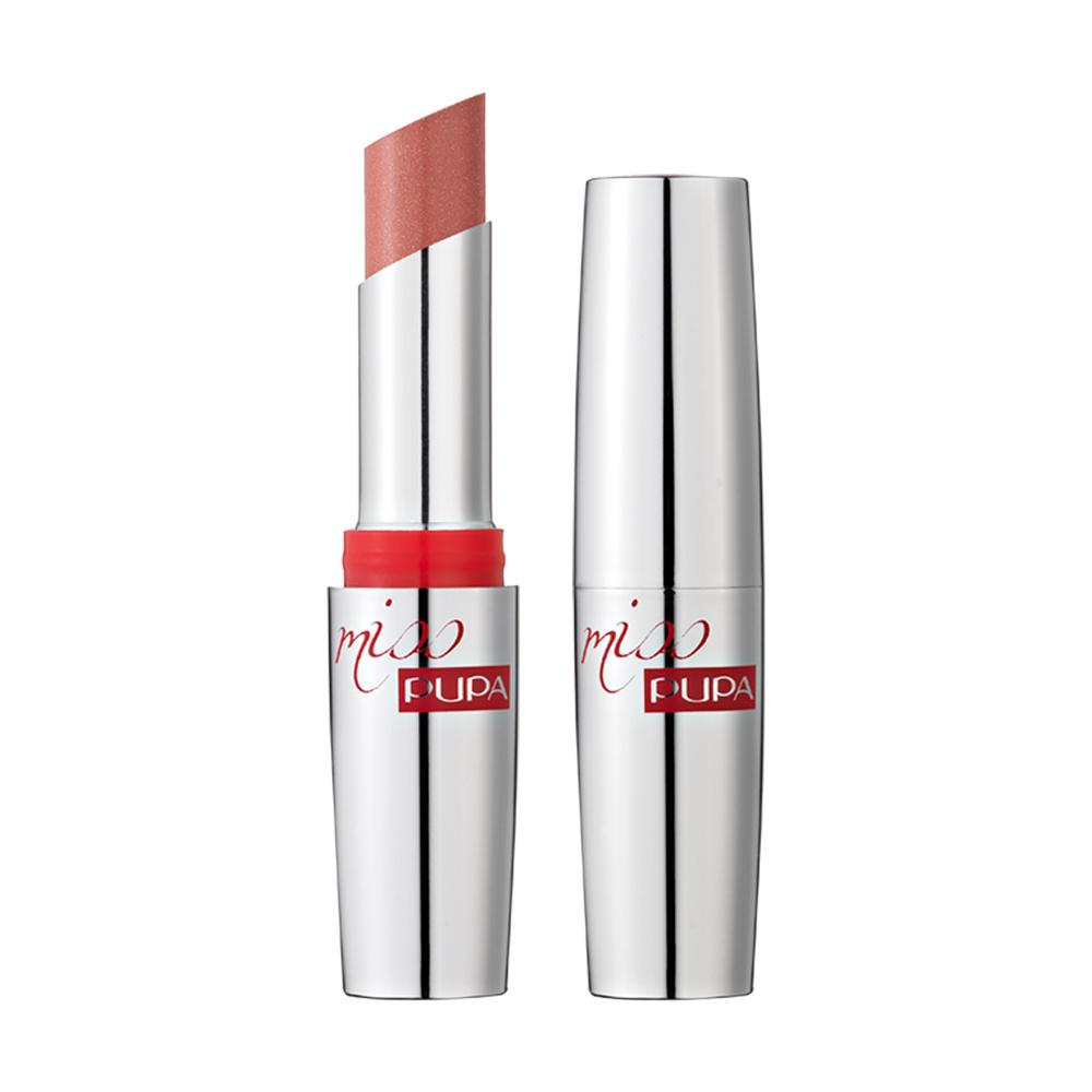 Pupa Milano Miss Pupa Itin ryškūs, krištolo efekto lūpų dažai, 2,4 ml, spalva - 600 Champagne