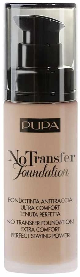 Pupa Milano Pupa, No Transfer, Liquid Foundation, 004, Deep rusvai gelsvas, SPF 15, 30 ml
