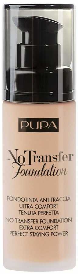 PUPA_No Transfer Foundation SPF15 drėkinamasis makiažo pagrindas 01 30ml