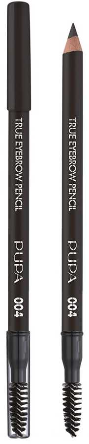 PUPA Milano Atsparus vandeniui (True Eyebrow Pieštukas Atsparus vandeniui) 1.08 g, 004 Extra Dark