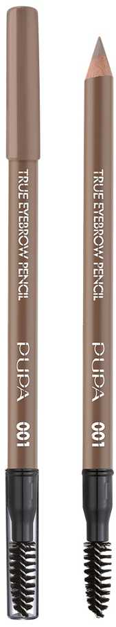 Pupa Milano True Eyebrow Pieštukas Atsparus vandeniui 001 Skirtas šviesiems plaukams, 1.08 g