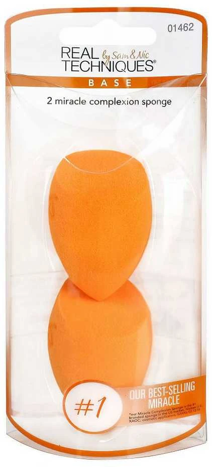 Real Techniques Miracle Complexion Sponge Pack Duo makiažo kempinėlės
