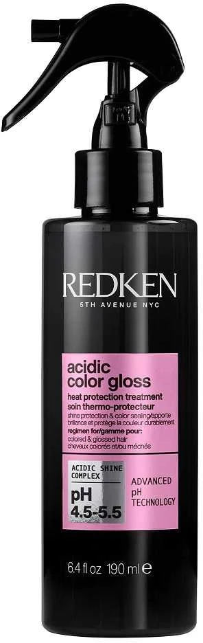 Redken Acidic Color Gloss Protector Térmico Sin Aclarado, 190 ml