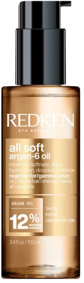Redken All Soft Aceite Argán-6, 100 ml
