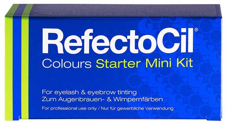 Refectocil Pradinis rinkinys antakiams ir blakstienoms dažyti Colors Mini