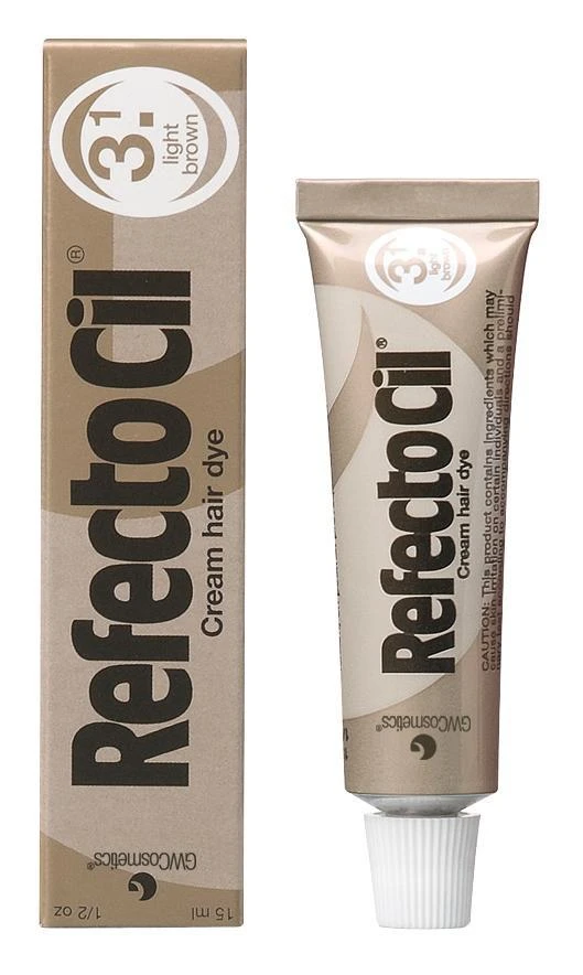 Antakių ir blakstienų dažai RefectoCil 15ml - Nr.3.1 Šviesiai rudi