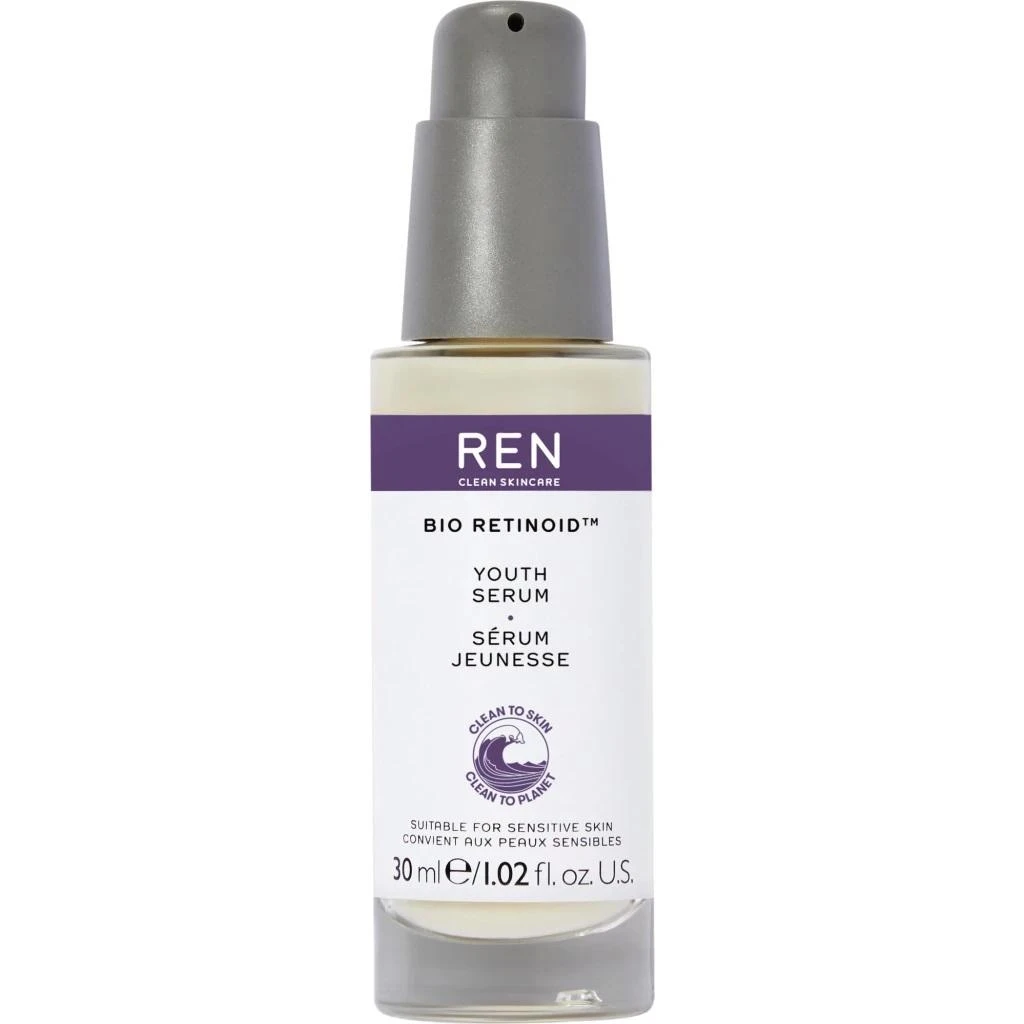 REN Clean Skincare Bio Retinoid Youth Serum jauninantis veido serumas visų tipų odai, 30 ml