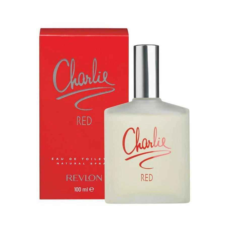 Revlon Charlie Raudona tualetinis vanduo su purškikliu 100ml