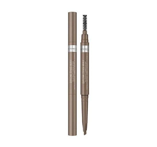 Antakių dažai "Rimmel London Brow This Way Fill And Sculp Eyebrow Definer 001 Skirtas šviesiems plaukams" 0,25 g