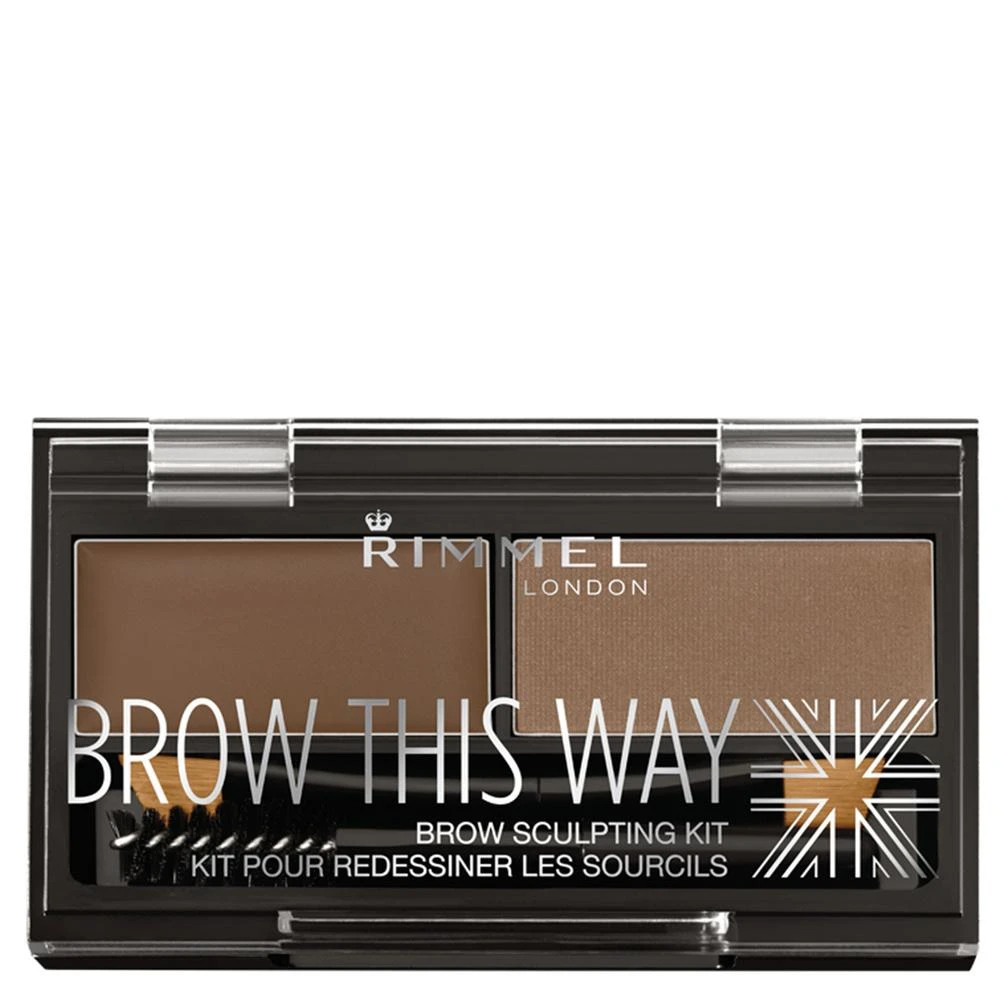 Rimmel Brow This Way antakių formavimo rinkinys 002 Mid Brown