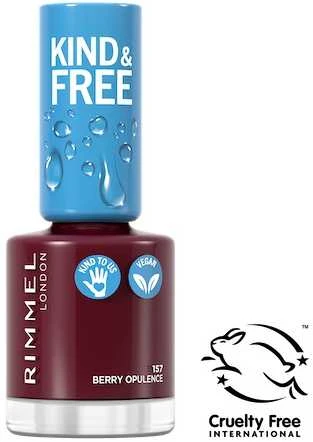 Rimmel London Kind and Free Nagų lakas 157-Berry Opulence