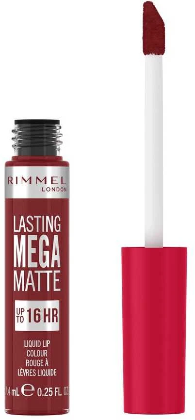 Rimmel London Lasting Mega Matte skysti lūpų dažai 930-Ruby Passion 7,4ml