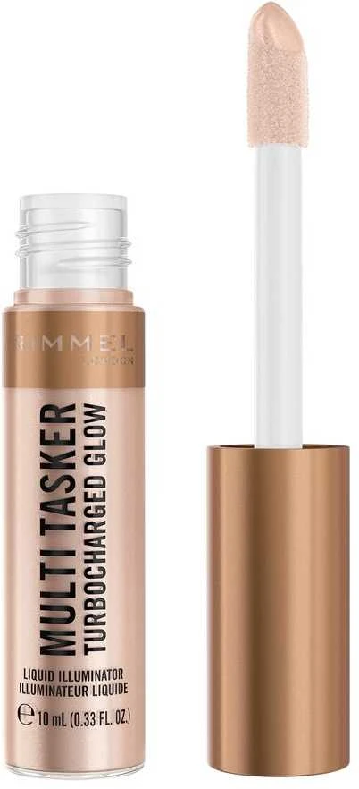„Rimmel London Multi Tasker Turbocharged“ lūpų dažai, skystas atspalvis „004-Chelsea Glow“, 10 ml