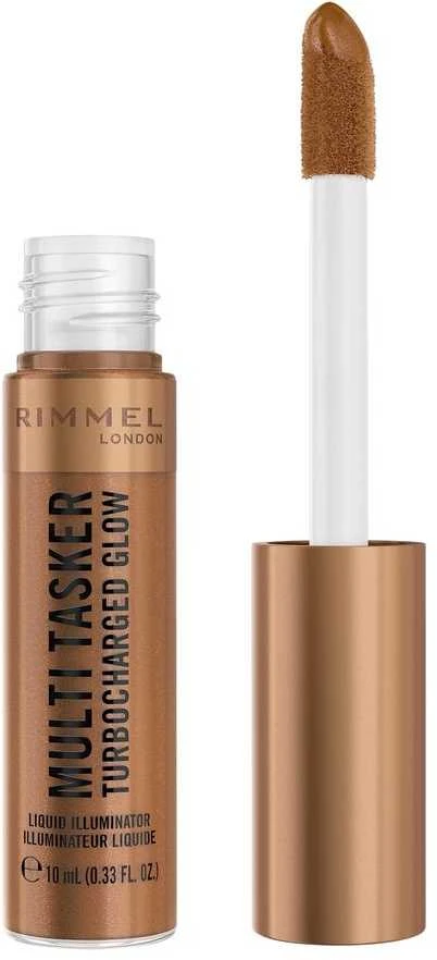 „Rimmel London Multi Tasker Turbocharged Glow“ makiažo pagrindas, 009 „Bougie Girl“, 3,5 ml