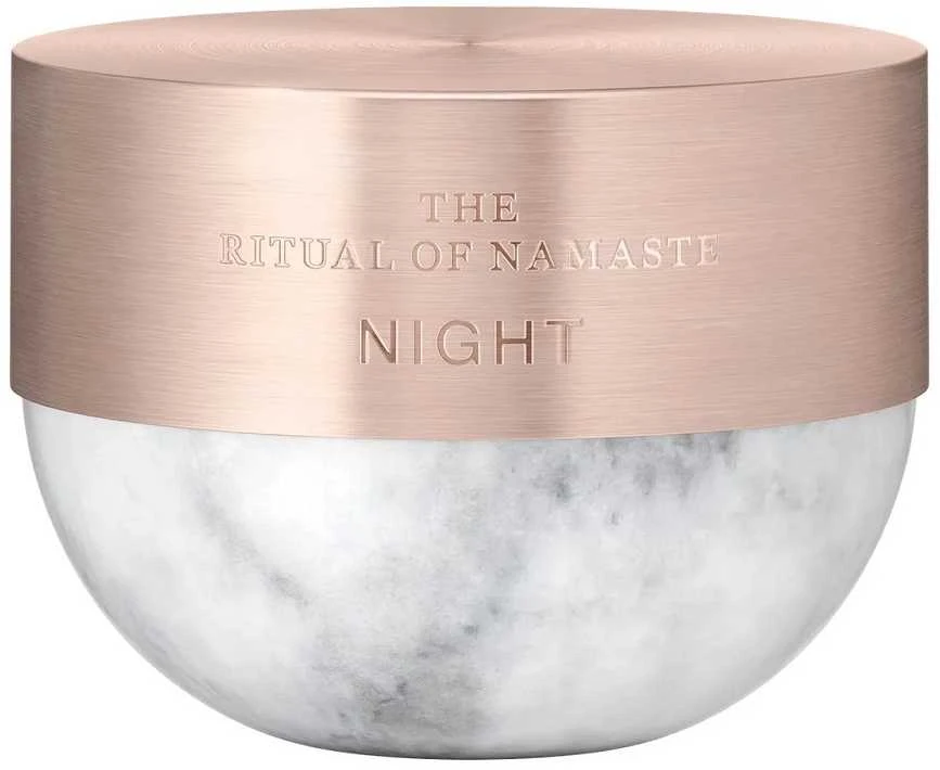 Rituals The Ritual Of Namaste Glow Anti-Ageing Night Kreminis jauninamasis naktinis veido kremas, 50 ml