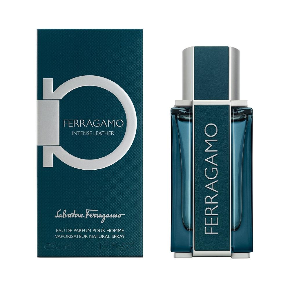 Salvatore Ferragamo Ferragamo Ferragamo Intense Leather EDP parfumuotas vanduo vyrams, 50 ml
