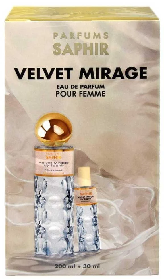 Saphir Velvet Mirage EDP Purškiklis, 200 ml, 30 ml Sets