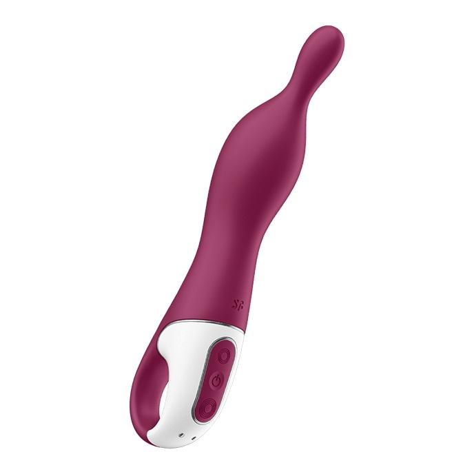 „Satisfyer SATISFYER_A-Mazing 1 A-Spot“ vibratorius, uogų spalvos